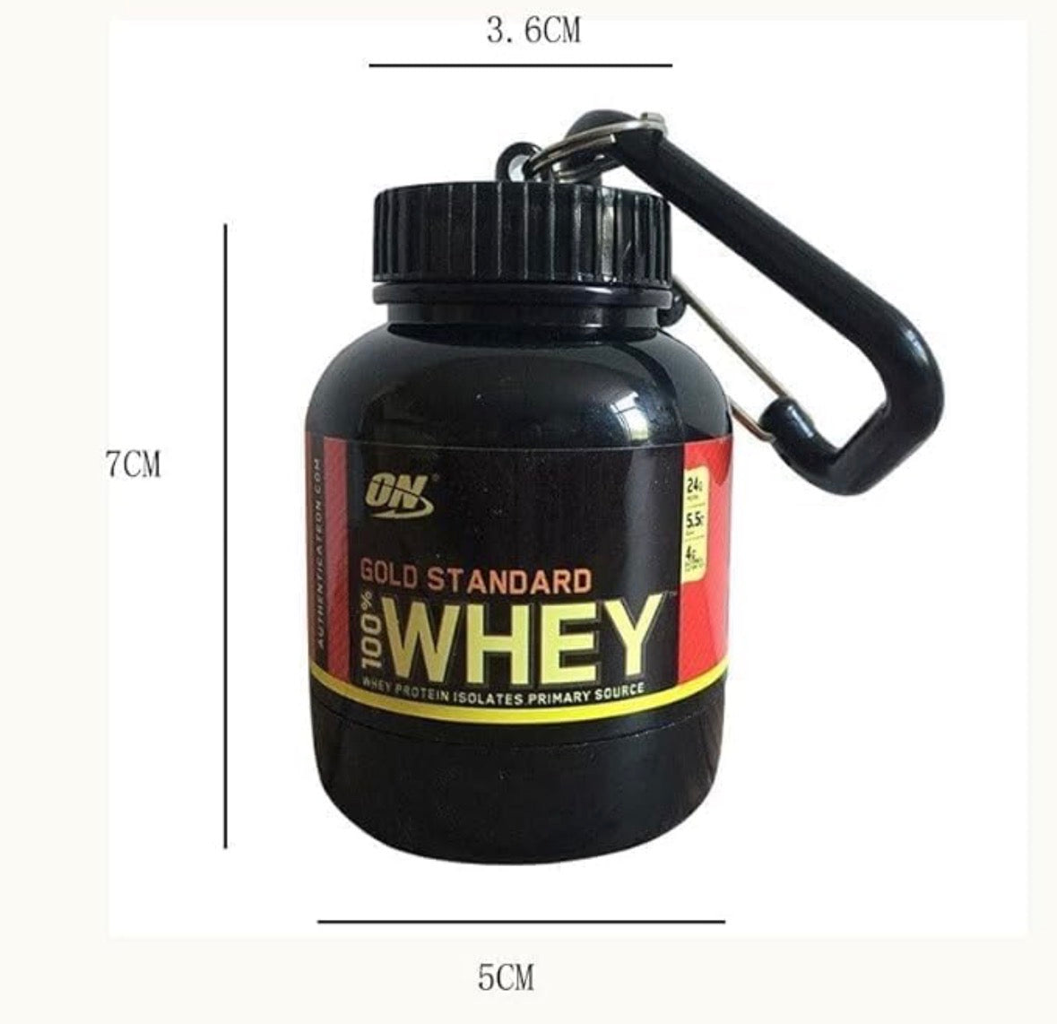 Protein keychain for gym
